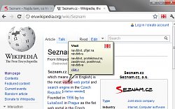 Preklad WikipédieSeznam Lištička