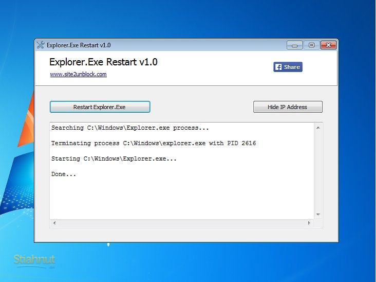 Explorer.Exe Restart