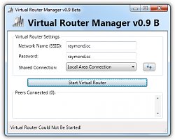 Pôvodná beta verziaVirtual Router