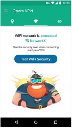 Možnosti otestovania WiFiOpera Free VPN (mobilné)