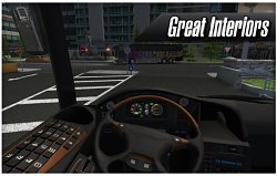 Prepracovaný interiérCoach Bus Simulator (mobilné)