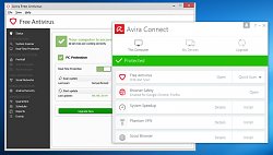 PripojenieAvira Free Antivirus 2017