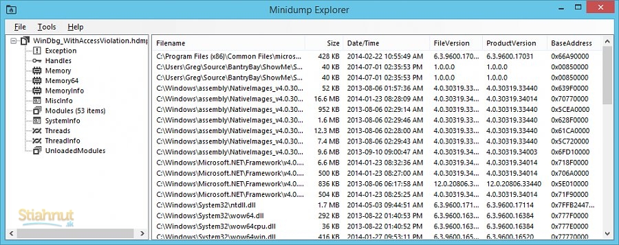 Minidump Explorer