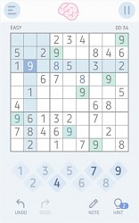 Easy obtiažnosťBrain Sudoku: Puzzle (mobilné)
