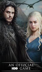 Jon Snow a DaenerysGame of Thrones: Conquest (mobilné)