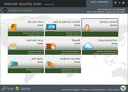 Možnosti programueScan Internet Security Suite