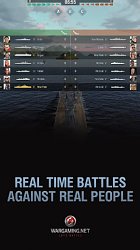 Real time bitkyWorld of Warships Blitz (mobilné)