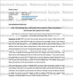 Ukážka vodoznaku 2PDF Watermark