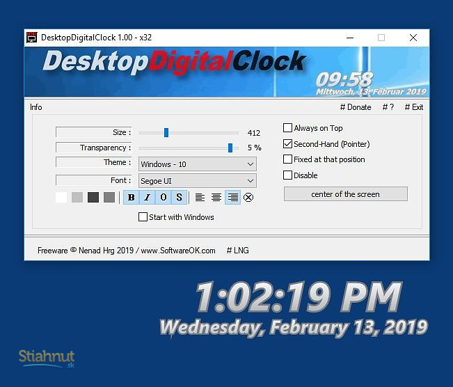 DesktopDigitalClock
