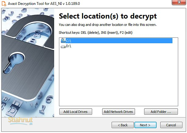 Avast Decryption Tool for AES_NI Ransomware