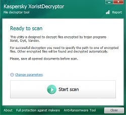 Kaspersky XoristDecryptor