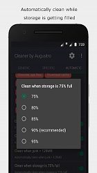 Nastavenie čisteniaCleaner by Augustro (mobilné)