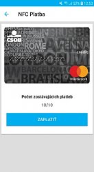 PlatbaČSOB SmartPay (mobilné)