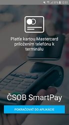 Spúšťanie aplikácieČSOB SmartPay (mobilné)