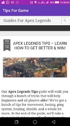TipyGuides For Apex Legends (mobilné)