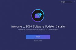 InštaláciaIObit Software Updater