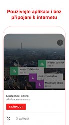 Offline používaniePanorama Olomouc (mobilné)
