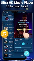 3D zvukMusic Player (mobilné)