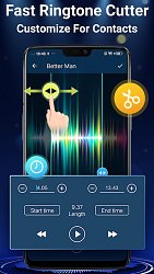 Orezanie audiaMusic Player (mobilné)