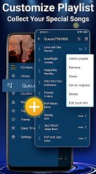 Tvorba playlistuMusic Player (mobilné)