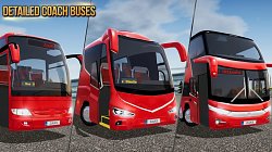 Detailne spracované autobusyBus Simulator : Ultimate (mobilné)