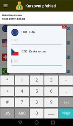 Prevod Eura na CZKKurzový prehľad - stráženie kurzov a sledovanie (mobilné)