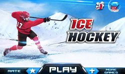 Menu hryIce Hockey 3D (mobilné)