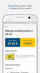 Ušetrené peniazeLidl Plus (mobilné)