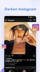 InstagramDark Mode (mobilné)