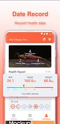 Záznamy o cvičeníShe Fitness Pro (mobilné)