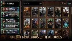 Odomykanie karietGWENT: The Witcher Card Game (mobilné)
