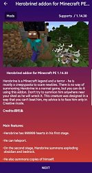 Popis móduModern Mods for Minecraft PE (mobilné)