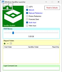 Windows Sandbox Launcher Windows Sandbox Launcher